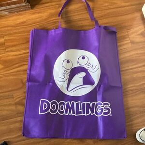 Purple Doomlings reusable Tote Bag